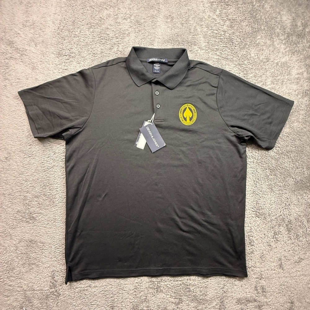 Devon & Jones Polo Shirt Mens XL Black NWT US Special Operations Command USSOCOM